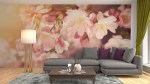 fotobehang roze bloesemtak - depst-69528077 - woonkamer